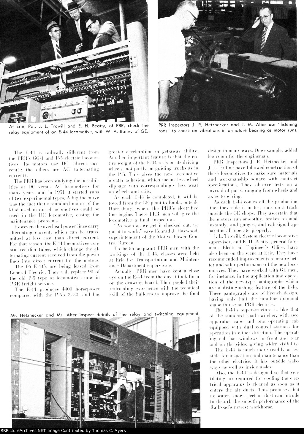 PRR "The New Electrics," Page 2, 1960